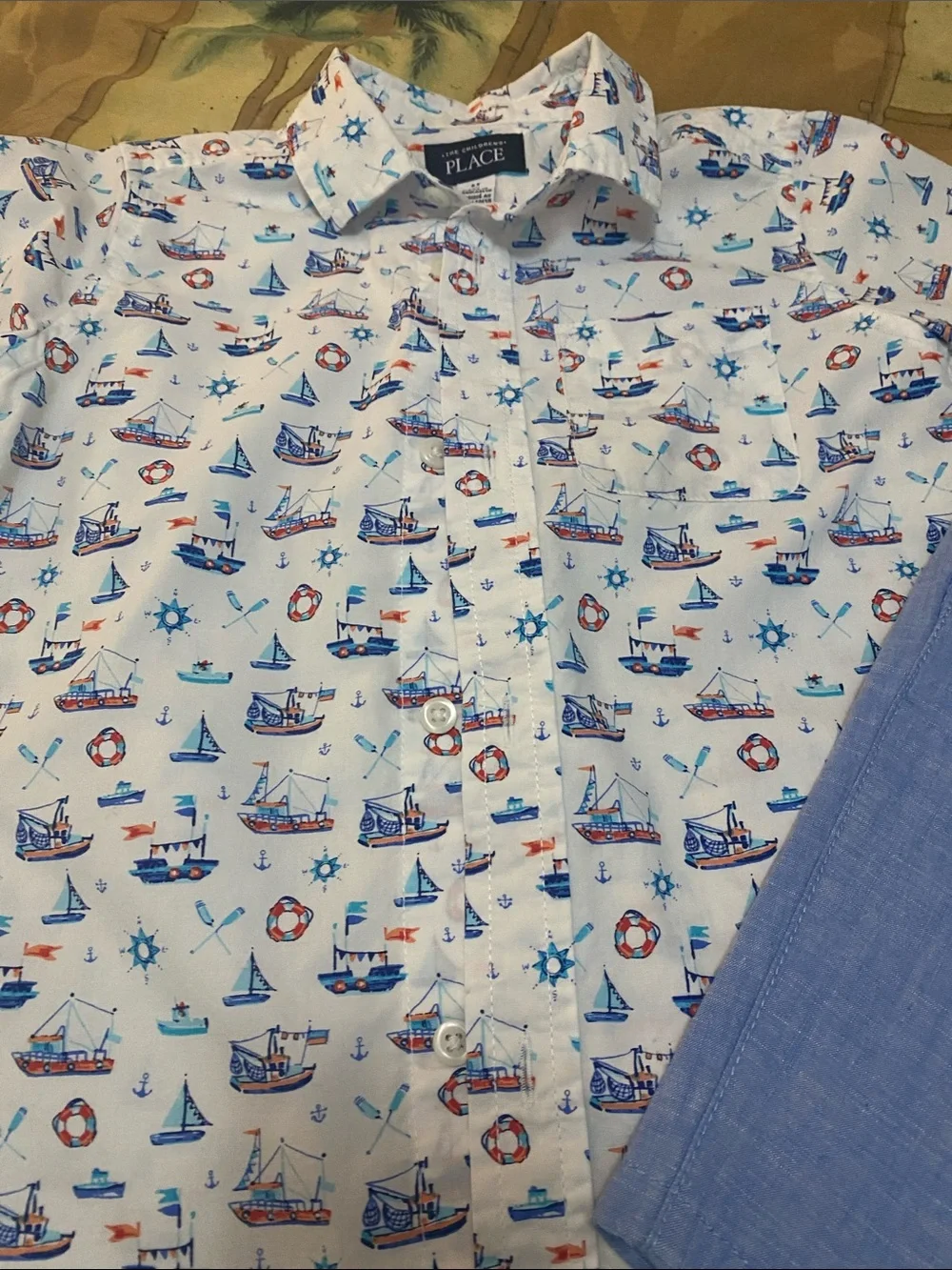 The Children's Place Nautical Shirt, Short & Bow Tie
